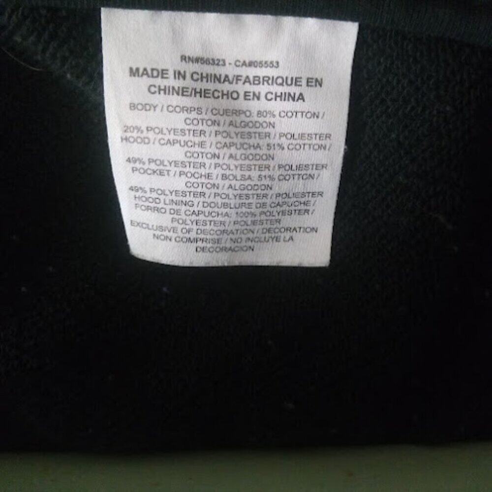 NIKE AIR | Black Unisex Hoodie Pullover Slim Fit Sweatshirt Side Zip Athletic S - Picture 12 of 14